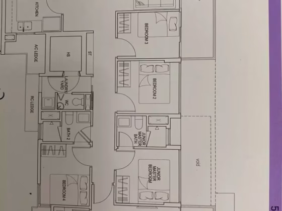 House Rent • Lim Chu Kang •  Westwood Residences Ec • S$7300 • Exec Condo • 1475ft² / 137m² Photo