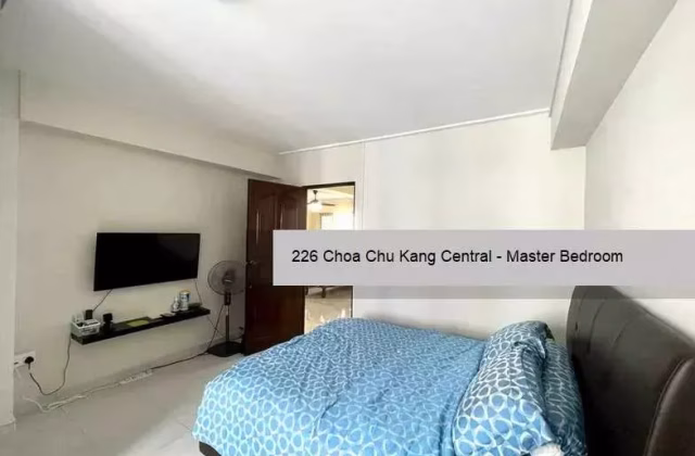 Room Rent • Geylang • 226 Choa Chu Kang Central • S$1600 • 4-Room (3 BR) • Master Room