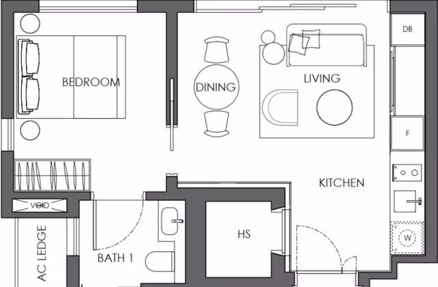 House Sale • Newton •  10 Evelyn • S$1392000 • Apartment • 495ft² / 45m²