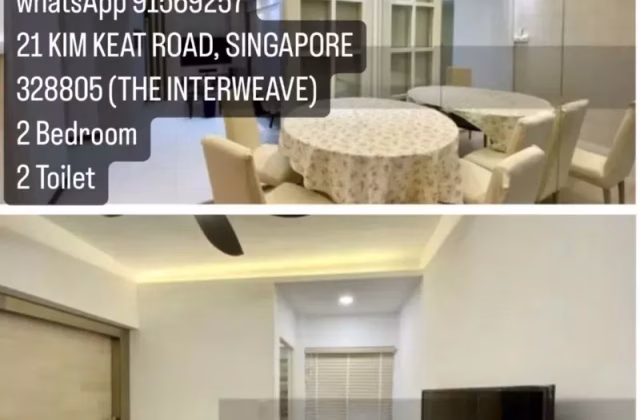 House Rent • Newton •  The Interweave • S$3000 • Apartment • 866ft² / 80m²