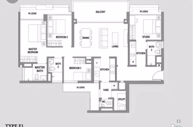 Room Rent • Bishan •  The Topiary • S$2300 • Condo • Master Room