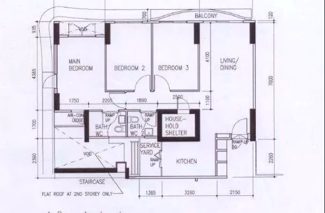 House Rent • Changi • 308 Punggol Walk • S$4200 • 4-Room (3 BR) • 