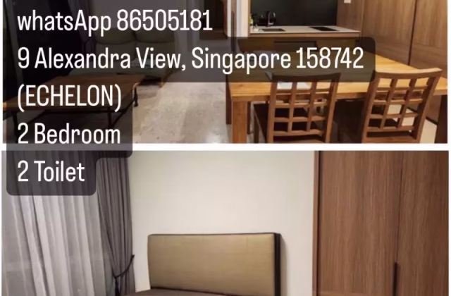 House Rent • Clementi •  Echelon • S$3000 • Condo • 732ft² / 68m²