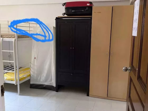 Room Rent • Choa Chu Kang • 100 Commonwealth Crescent • S$500 • 3-Room (2 BR) • Room Sharing Photo