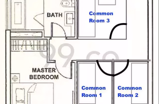 Room Rent • Choa Chu Kang •  The Rochester Residences • S$1500 • Apartment • Common Room