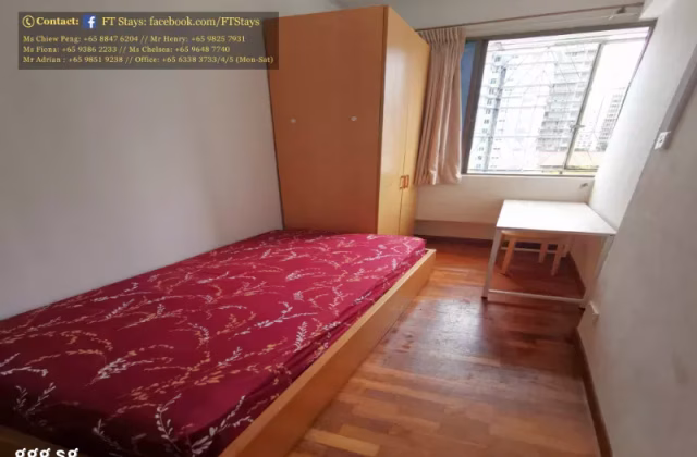 Room Rent • Newton • 2 Balestier Road • S$1080 • 3-Room (2 BR) • Common Room