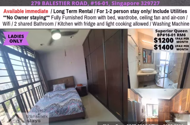 Room Rent • Newton •  Balestier Point • S$1200 • Apartment • Common Room