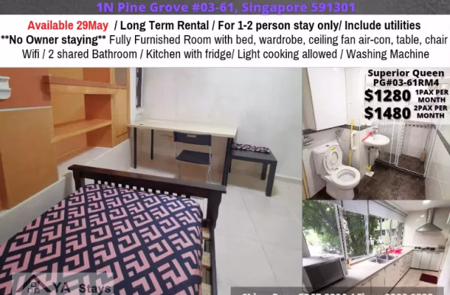 Room Rent • Novena •  Pine Grove • S$1280 • Condo • Common Room