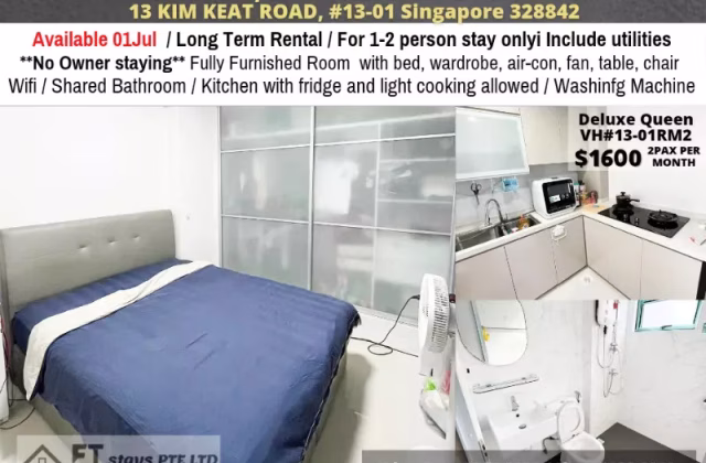 Room Rent • Newton •  Victory Heights • S$1600 • Apartment • Common Room