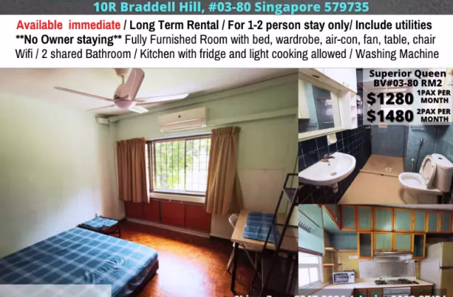 Room Rent • Marine Parade •  Braddell View • S$1280 • Apartment • Common Room
