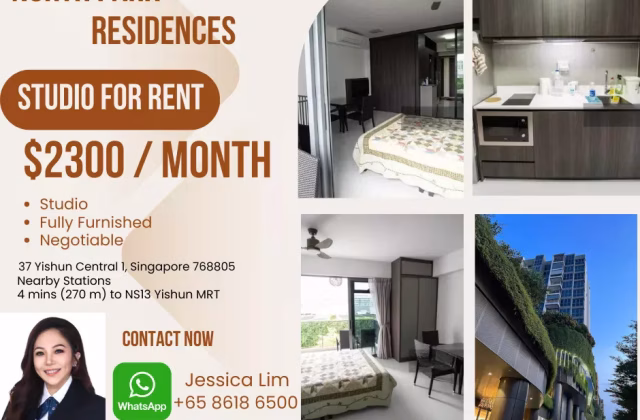 House Rent • Rochor •  North Park Residences • S$2300 • Condo • 431ft² / 40m²