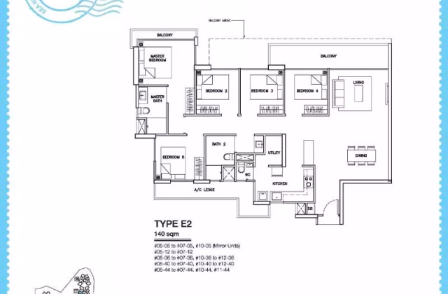 House Rent • Ang Mo Kio •  Sea Horizon • S$5000 • Condo • 1507ft² / 140m²