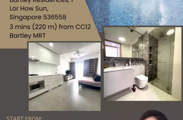 House Rent • Central Water Catchment •  Bartley Residences • S$2500 • Apartment • 463ft² / 43m²