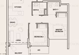 House Rent • Bishan •  High Park Residences • S$3400 • Apartment • 667ft² / 61m²