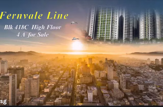 House Sale • Bishan • 418C Fernvale Link • S$680000 • 3-Room (2 BR) • 1011ft² / 93m²