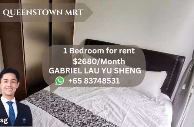 House Rent • Choa Chu Kang •  Queens Peak • S$2680 • Condo • 486ft² / 45m²