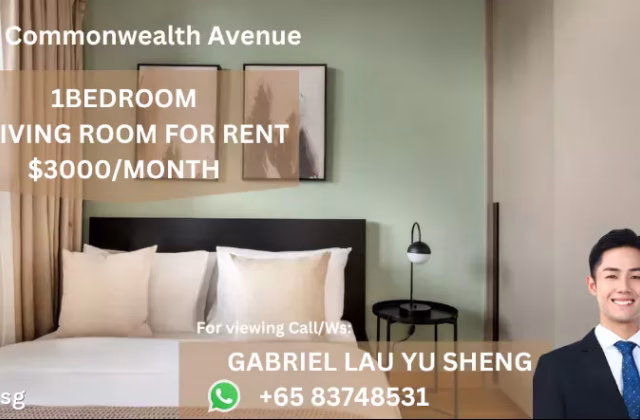 House Rent • Choa Chu Kang •  Commonwealth Towers • S$3000 • Condo • 569ft² / 52m²