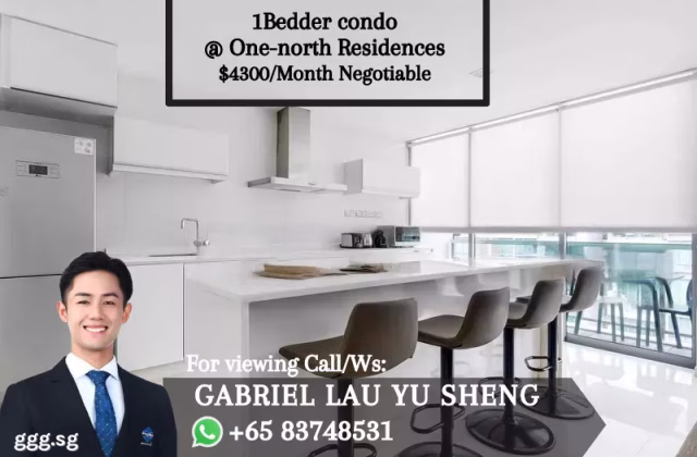 House Rent • Choa Chu Kang •  One-north Residences • S$4300 • Condo • 687ft² / 63m²