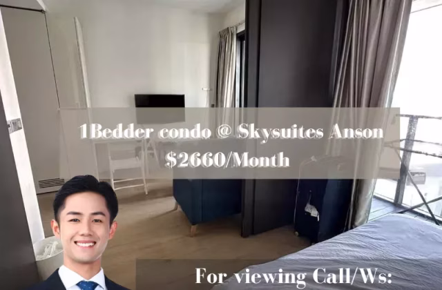 House Rent • Tampines •  Skysuites @ Anson • S$2660 • Condo • 548ft² / 50m²