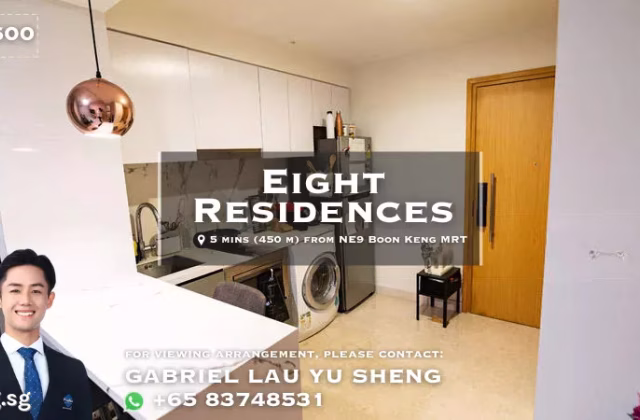 House Rent • Museum •  Eight Riversuites • S$2600 • Condo • 481ft² / 44m²