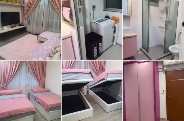 Room Rent • Geylang • 801D Keat Hong Close • S$500 • 4-Room (3 BR) • Common Room