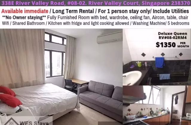 Room Rent • Bedok •  River Valley Court • S$1350 • Apartment • Common Room