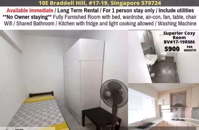 Room Rent • Marine Parade •  Braddell View • S$900 • Apartment • Common Room