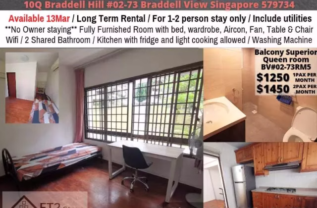 Room Rent • Marine Parade •  Braddell View • S$1250 • Apartment • Common Room