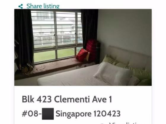 House Sale • Bukit Panjang • 423 Clementi Avenue 1 • S$425000 • 2-Room (1 BR) • 527ft² / 48m² Photo