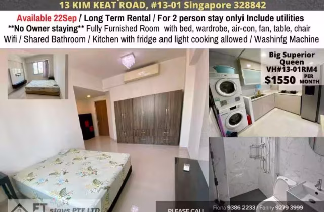 Room Rent • Newton •  Victory Heights • S$1550 • Condo • Common Room