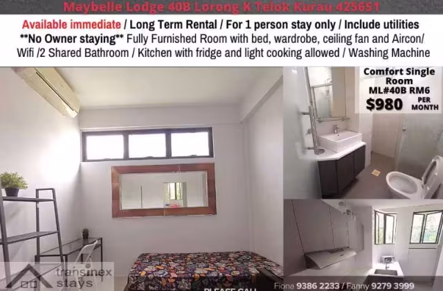 Room Rent • Bukit Timah •  Maybelle Lodge • S$980 • Condo • Common Room