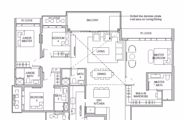 House Sale • Bukit Timah •  Sceneca Residence • S$4794000 • Apartment • 2400ft² / 222m²