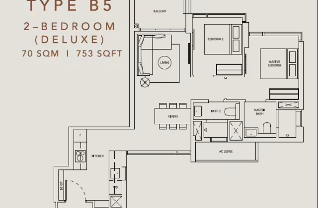 House Sale • Changi Bay •  The Landmark • S$2088000 • Condo • 753ft² / 69m²