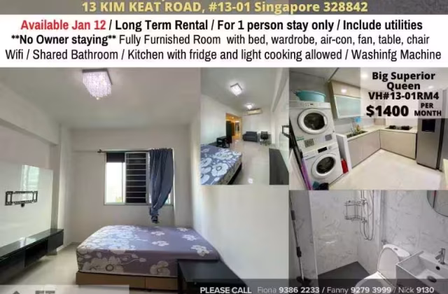 Room Rent • Newton •  Victory Heights • S$1400 • Apartment • Common Room