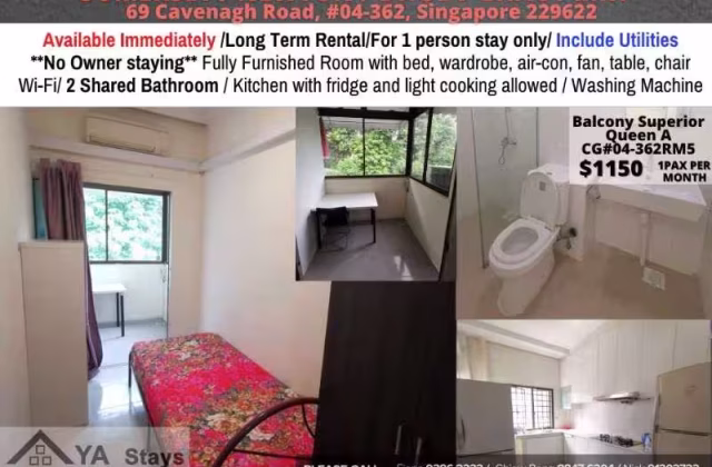 Room Rent • Tengah •  Cavenagh Gardens • S$1150 • Apartment • Common Room