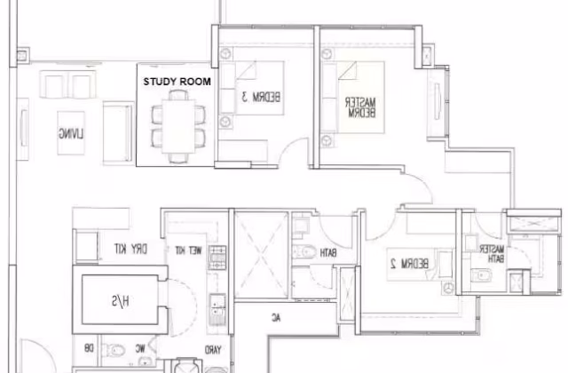 House Rent • Ang Mo Kio •  Stratum • S$4599 • Apartment • 1302ft² / 120m²