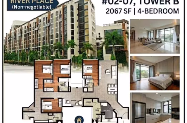 House Sale • Singapore River •  River Place • S$4166400 • Condo • 2067ft² / 192m²