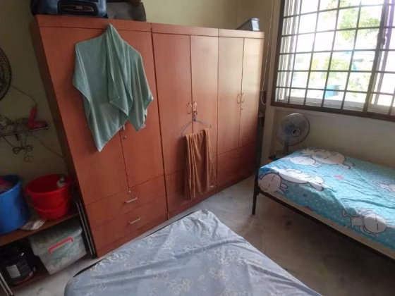 Room Rent • Geylang • 341 Ubi Avenue 1 • S$500 • 4-Room (3 BR) • Room Sharing Photo